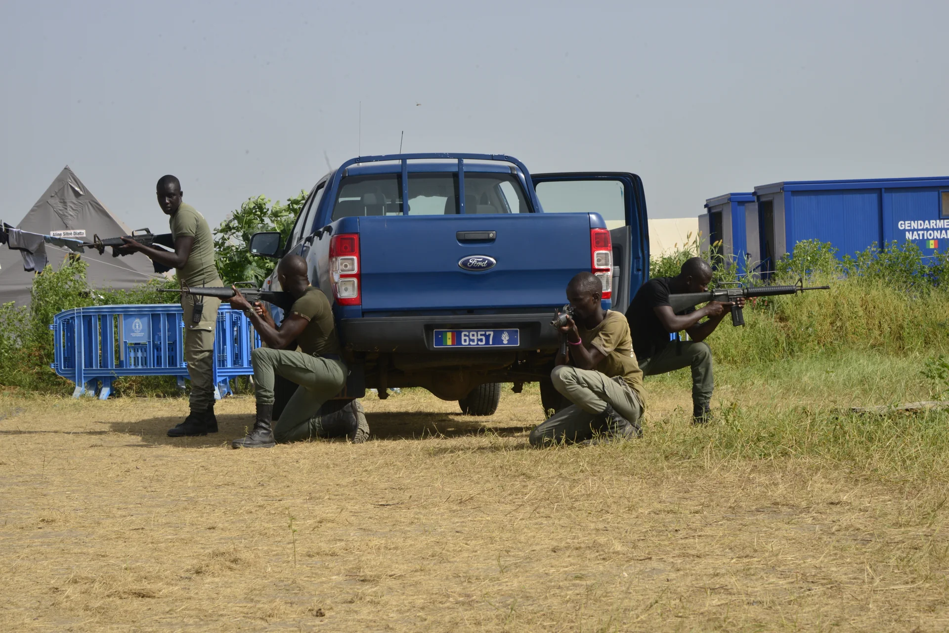 Gendarmerie nationale — Entraînement à Diamniadio, 2017